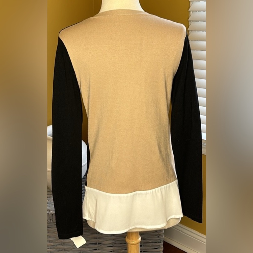 Private Label Color Block Sweater - Picture 2 of 4